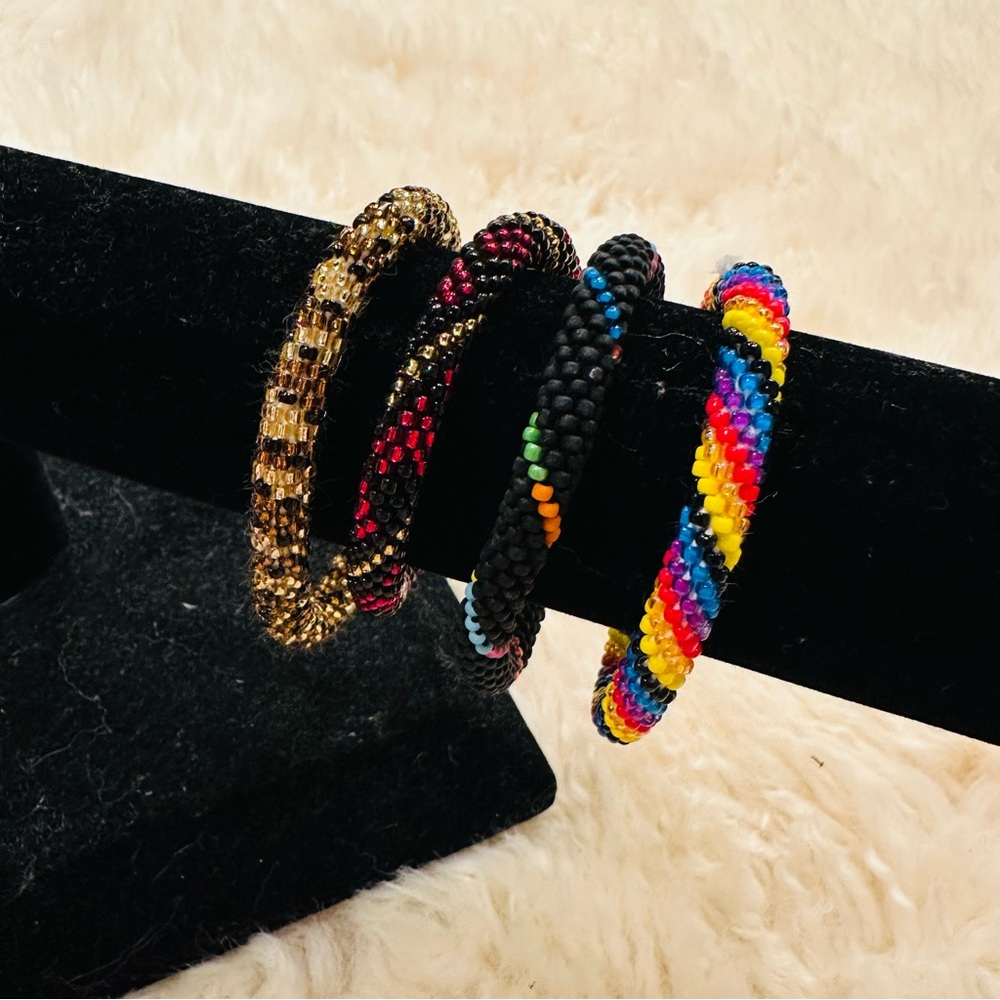 Sashka Co. Four Beaded Bracelets Bundle - Picture 4 of 4